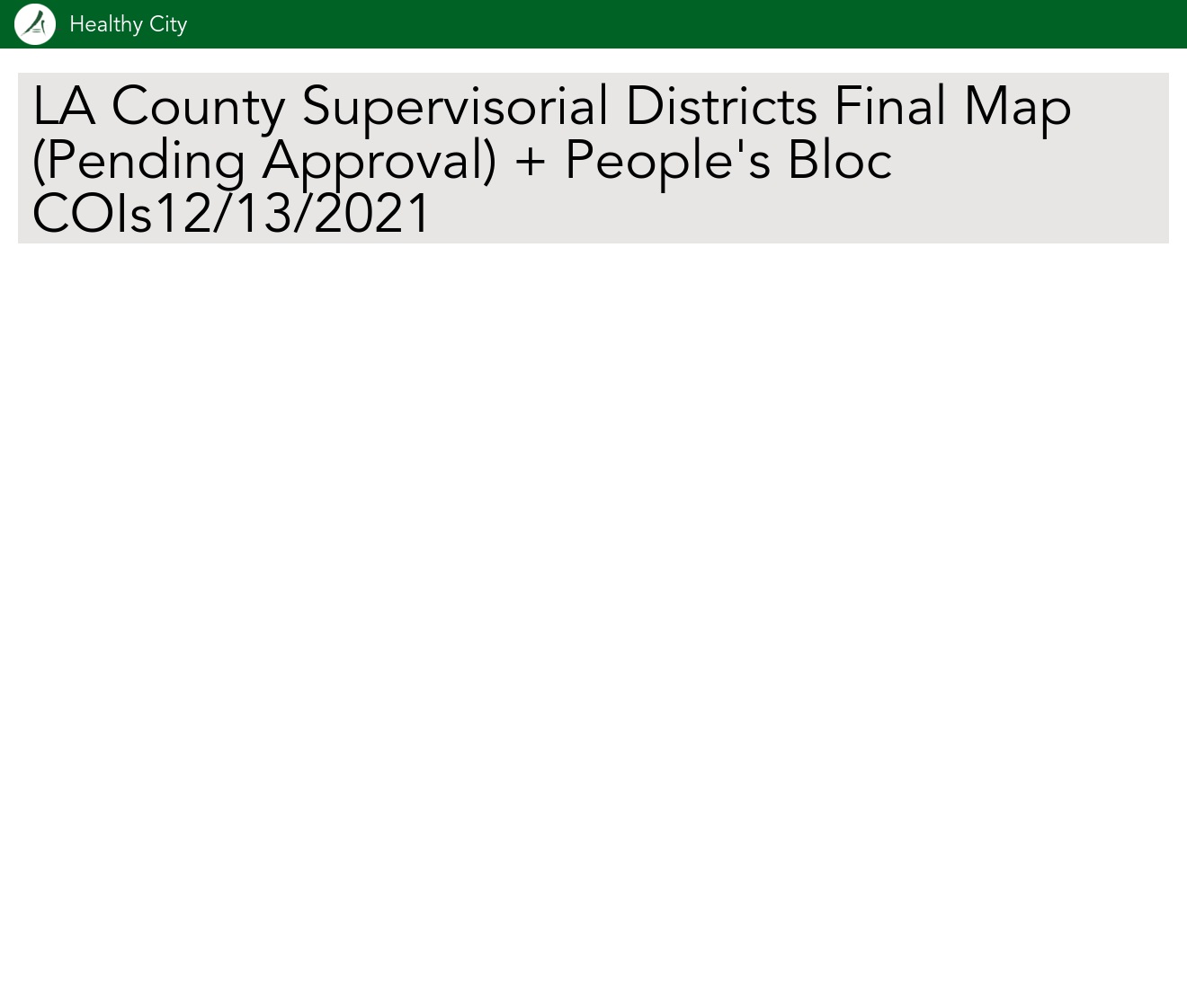 Healthy City Maps LA County Supervisorial Districts Final Map (Pending Approval) + People